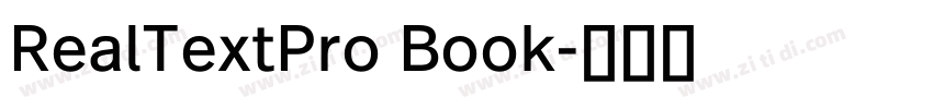 RealTextPro Book字体转换